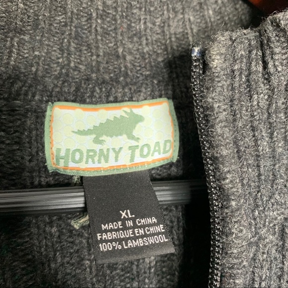 Horny Toad mens ribbed full zip cardigan Sz XL men - Picture 5 of 7